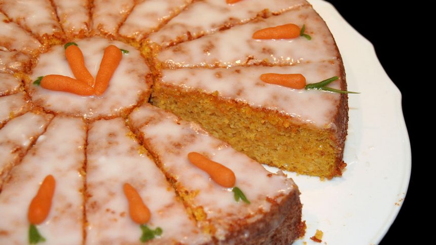 Кекс с моркови